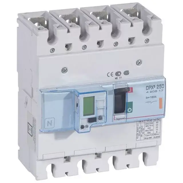 Alacsony ár Legrand 420517 DPX3 250 160A 4P SG 25kA kompakt megszakító ( Legrand 420517 )