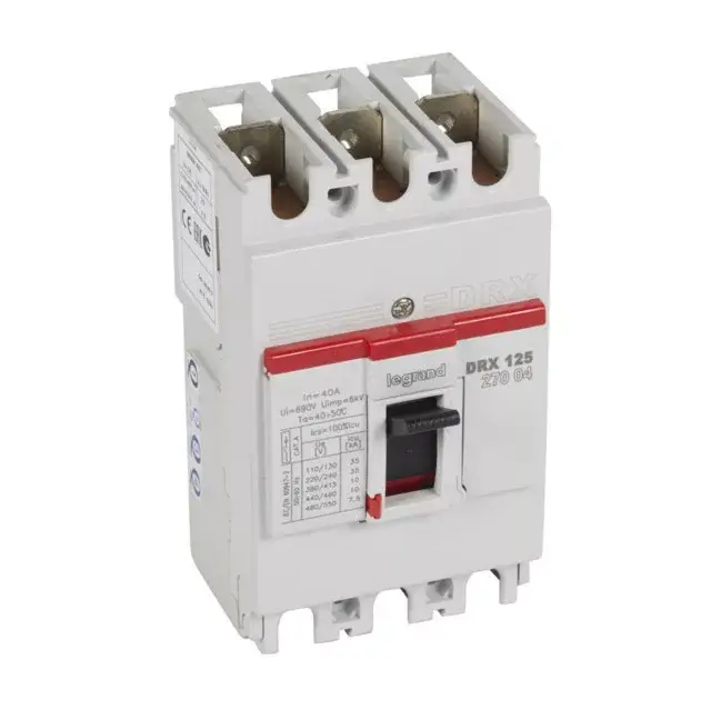 Legrand 027004 DRX100 3P 10 kA 40A t.m. kompakt megszakító ( Legrand 027004 ) Legkelendőbb