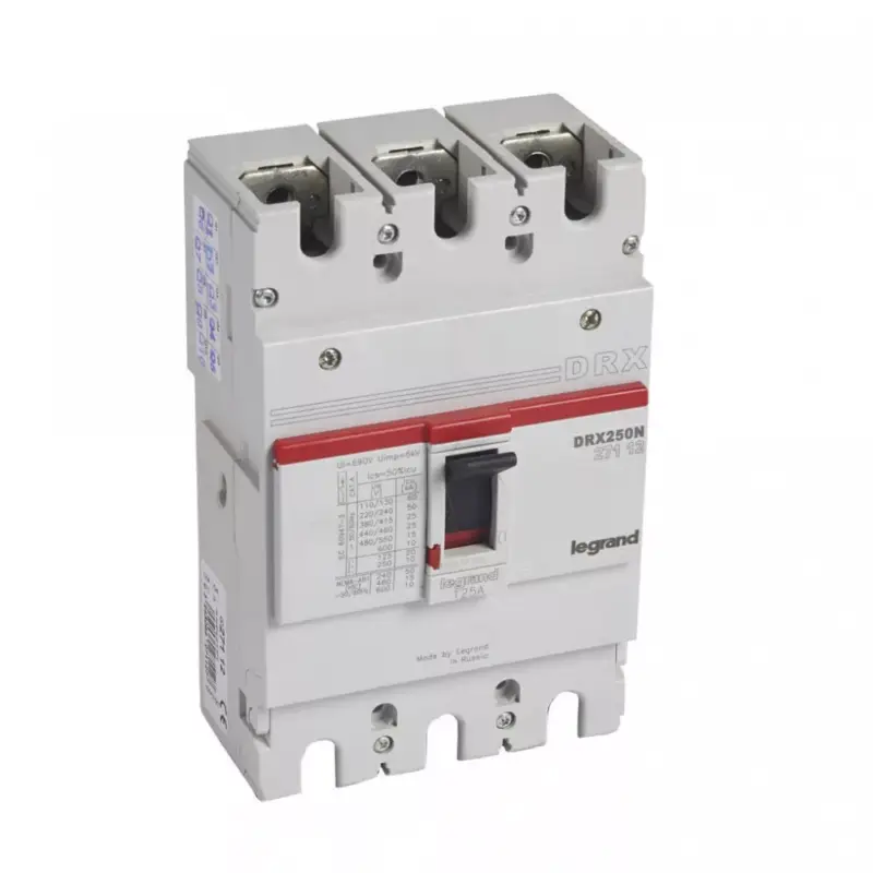 Legrand 027112 DRX250 3P 25 kA 125A t.m. kompakt megszakító ( Legrand 027112 ) Végkiárusítás