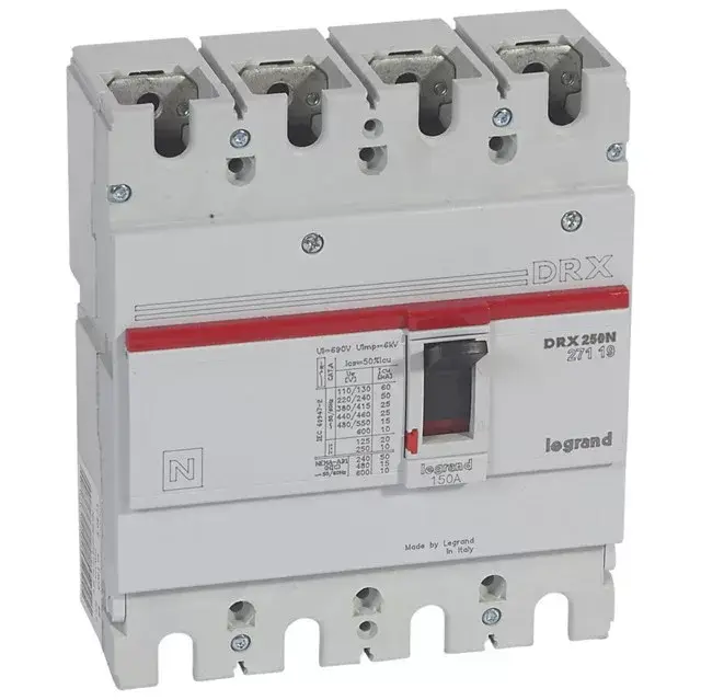 Legrand 027119 DRX250 4P 25 kA 150A t.m. kompakt megszakító ( Legrand 027119 ) Kedvezményes ár