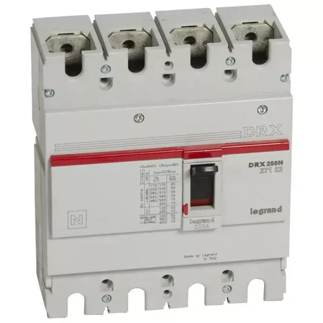 Kedvezmény Legrand 027122 DRX250 4P 25 kA 225A t.m. kompakt megszakító ( Legrand 027122 )