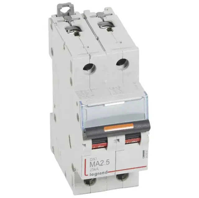 Biztonságos fizetés Legrand409867 DX3 kismegszakító 25kA 2P 230/400V~ MA2,5 ( Legrand409867 )