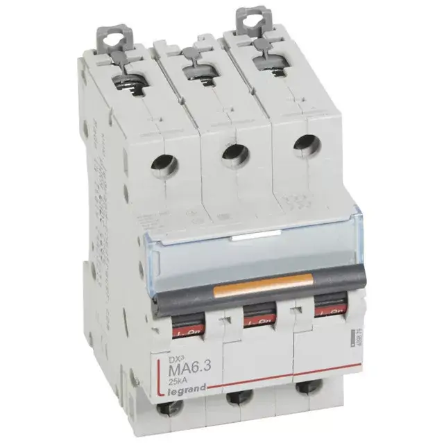 Akciós ár Legrand409879 DX3 kismegszakító 25kA 3P 400V~ MA6,3 ( Legrand409879 )