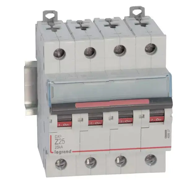 Azonnal elérhető Legrand 409937 DX3 kismegszakító 25kA 4P Z25 ( Legrand 409937 )
