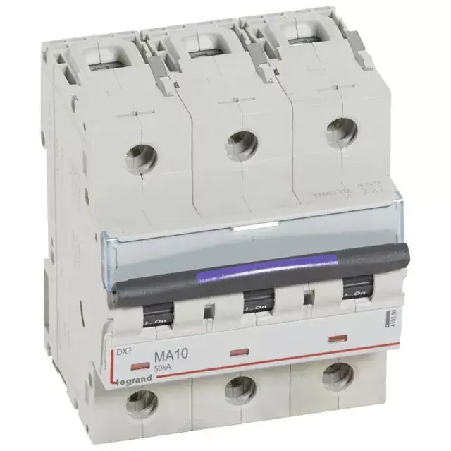 Kedvezmény Legrand 410250 DX3 kismegszakító 50kA 3P 400V~ MA10 ( Legrand 410250 )