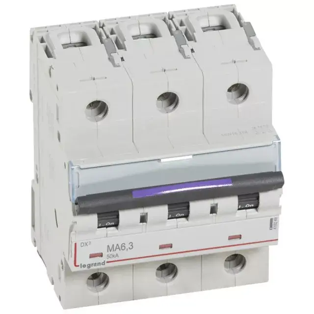 Akció Legrand410249 DX3 kismegszakító 50kA 3P 400V~ MA6,3 ( Legrand410249 )