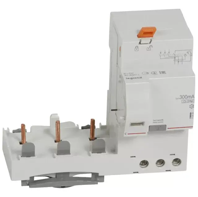 Expressz kézbesítés Legrand 410608 DX3 áramvédő relé 3P 400V~ Hpi 63A 300mA ( Legrand 410608 )
