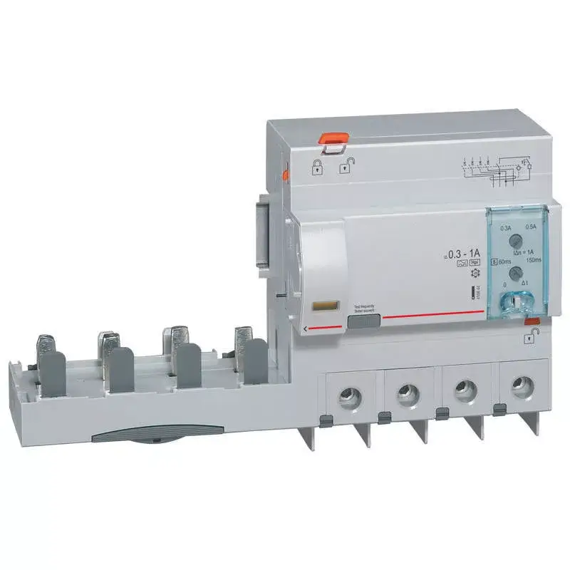 Vedd meg online Legrand 410638 DX3 áramvédő relé 4P 400V~ Hpi 125A 30mA ( Legrand 410638 )