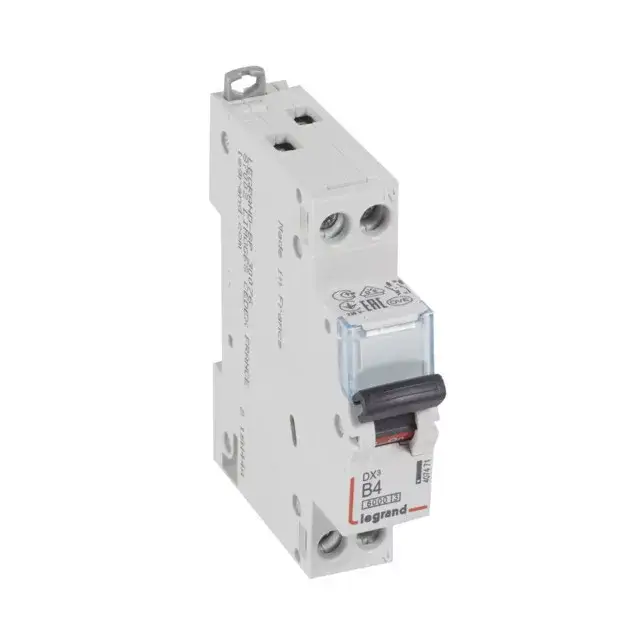 Biztonságos vásárlás Legrand 407471 DX3 kismegszakító 1P+N B4 6000A/10kA ( Legrand 407471 )
