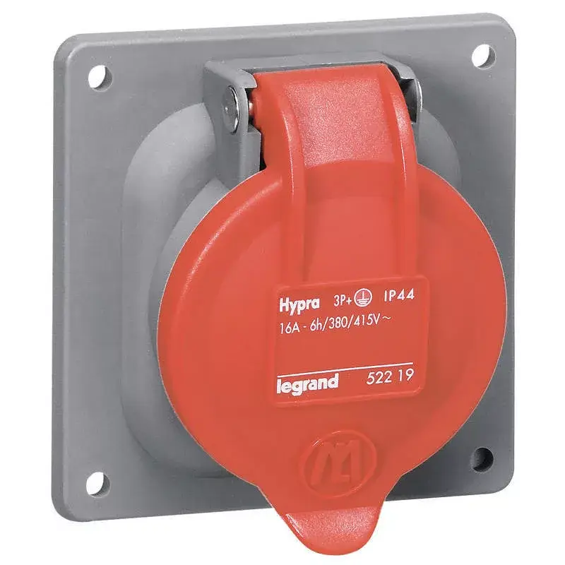 Kihagyhatatlan ajánlat Legrand 053823 Hypra Dafbm-623k06 400V~ IP44 rögzíthető aljzat ( Legrand 053823 )