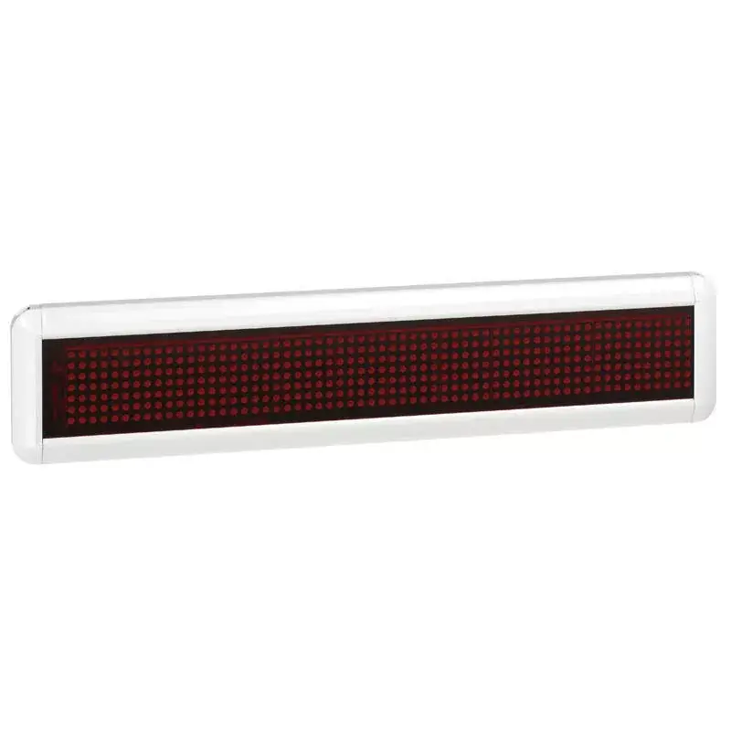 Azonnal elérhető Legrand 076605 Folyosói kijelző nővérhívó rendszerhez, dupla oldalú, 10 karakteres, alfanumerikus ( Legrand 076605 )