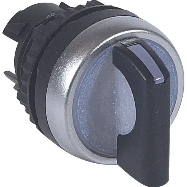 Legrand 024056 Osmoz forgatókaros 3 állású visszaugrós világító kapcsoló - fekete ( Legrand 024056 ) Kedvezményes ár