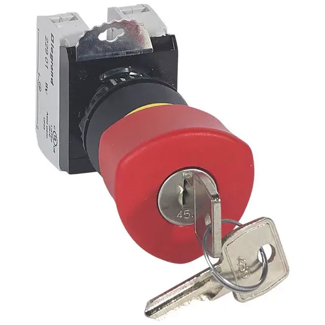 Legrand 023727 Osmoz vészleállító gomb reteszoldás kulccsal EN418 - Ny+Z - piros Ø40 ( Legrand 023727 ) Legjobb ár