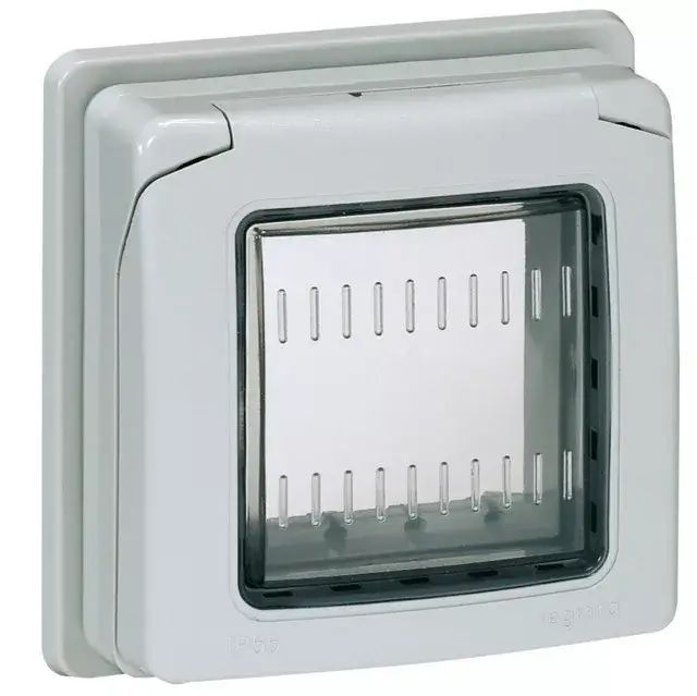 Biztonságos fizetés Legrand 053948 P17 Tempra háztartási aljzat keret IP55 ( Legrand 053948 )