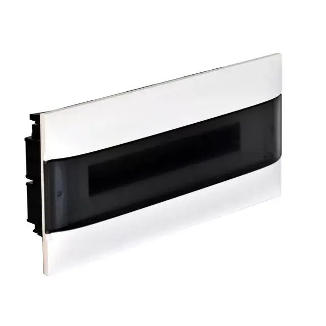 Árcsökkenés Legrand 137175 Practibox S műanyag kiselosztó 22 modul, 1 sor, Füstszínű ajtóval, IP40, gipszkarton falba süllyesztett, PE és N sínnel, méret : 235x508x102 mm