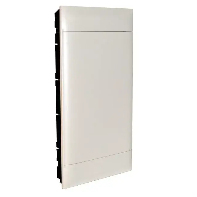 Bestseller Legrand 135163 Practibox S műanyag kiselosztó 36 modul, 3 sor, Teli ajtóval, IP40, gipszkarton falba süllyesztett, PE és N sínnel, méret : 535x328x103 mm