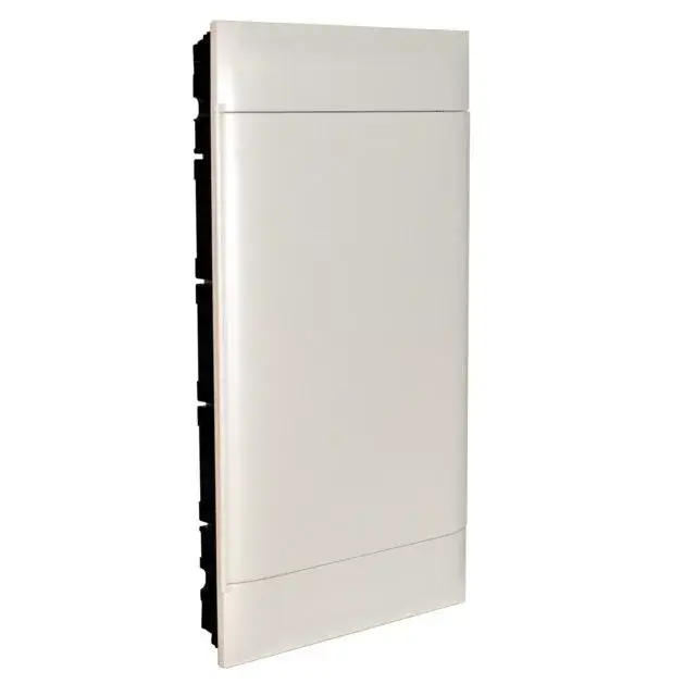 Legkelendőbb Legrand 135143 Practibox S műanyag kiselosztó 36 modul, 3 sor, Teli ajtóval, IP40, téglafalba süllyesztett, PE és N sínnel, méret : 535x328x103 mm