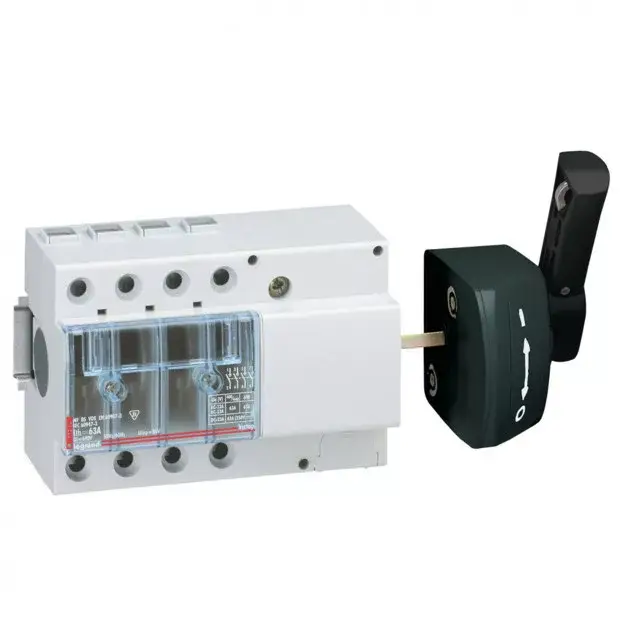 Legrand 022518 Vistop 63A 4P oldalsó, fekete karral, terhelésszakaszoló kapcsoló sínre ( Legrand 022518 ) Biztonságos fizetés