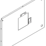 Legrand 021072 XL3 4000 fém előlap 400mm kikocsizható motoros hajtású DPX3630-hoz ( Legrand 021072 ) Expressz kézbesítés