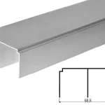 Árcsökkenés SEVROLL 03726 Simple felső vezetés 2,5m ezüst