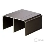 Akciós ár SEVROLL03119 Gemini felső vezetés 1,7m oliva sötét szálcsiszolt