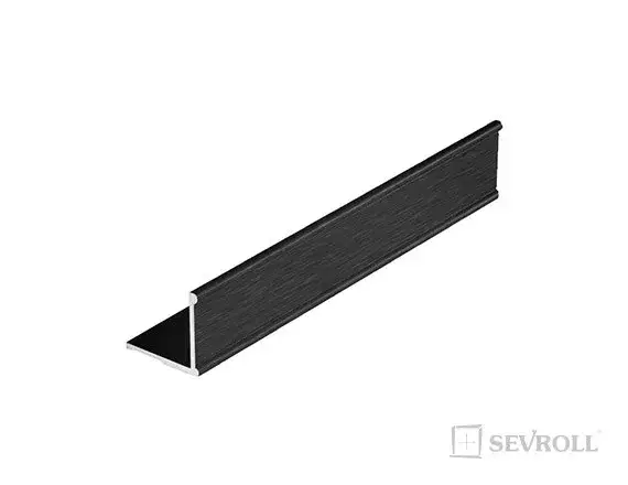 Árcsökkenés SEVROLL 03464 szögletvas K2 3m fekete szálcsiszolt