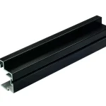 Gyors kiszállítás SEVROLL 05306 Faworyt II fogantyú profil 16/18mm 2,7m matt fekete