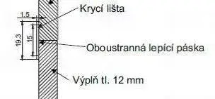 Árengedmény IC-takaró profil öntapadó 3m pezsgő