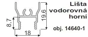 IC-felső vezető profil 10mm 5m ezüst Akció