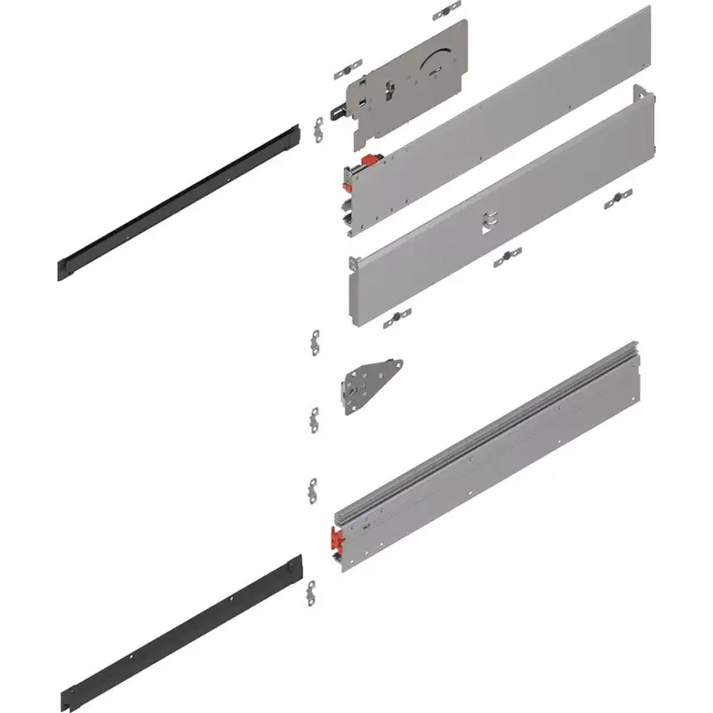 BLUM Revego Uno 801P600E.L2 vezetősín zsebhez, 600 mm, bal Kihagyhatatlan ajánlat