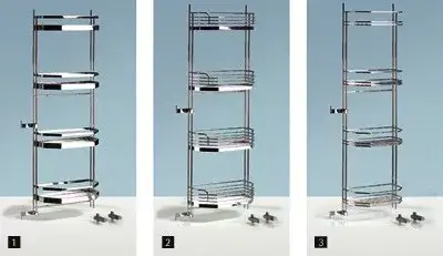 HETTICH 9079892 polcrendszer ajtóra Dispenza Duo 600 mm Gyors kiszállítás