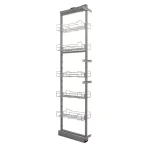 Biztonságos fizetés K-StrongWire kamraszekrény 300 mm / 1260-1590 mm, sötét szürke, 40kg