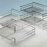 HETTICH 73506 Moving Corner kosár szett króm Legkelendőbb