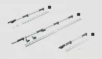 HETTICH 9132547 LeMans II tengely 720-900 mm fehér Olcsó