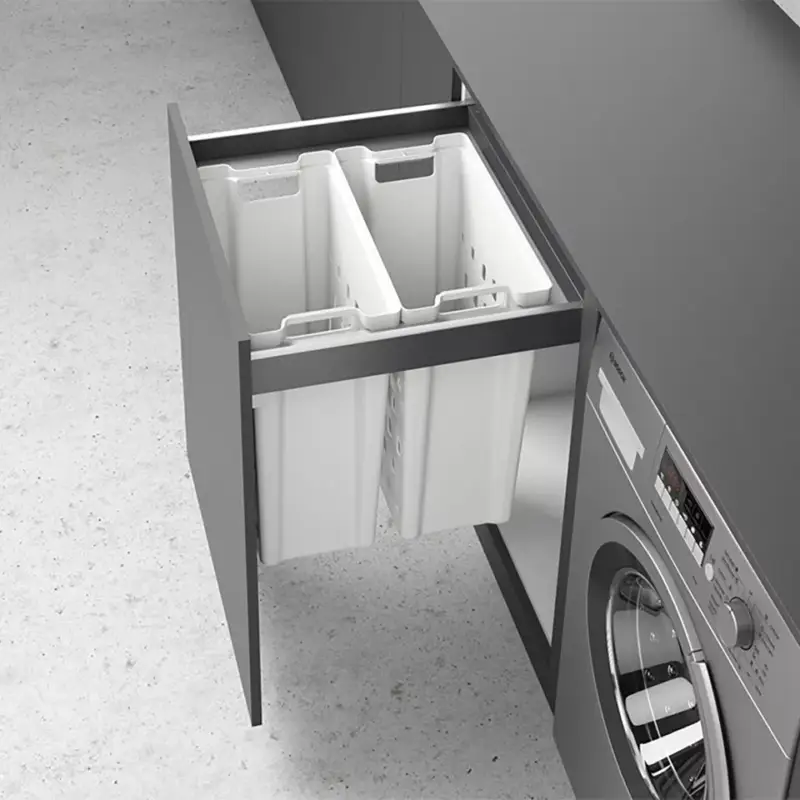 Csak ma HETTICH 9279106 AvanTech YOU Pull Laundry - ruhakosár 600 500 mm műanyag fehér