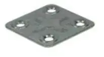 Csatlakozó lemez 40x37 cink fehér Árengedmény