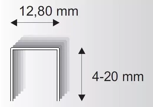 Csak ma Kárpit kapcsok 338/14-140, 23520 db