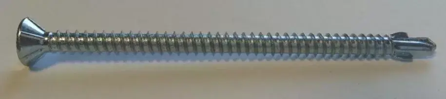 Fa / fém önbefúró csavar, T25, 6 horony, 4,8x60 szárnyak Népszerű