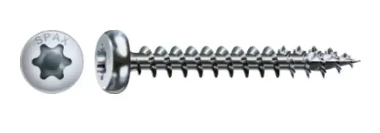 Biztonságos fizetés SPAX csavar 5x30 kerek fejű TSX, W, 4C,