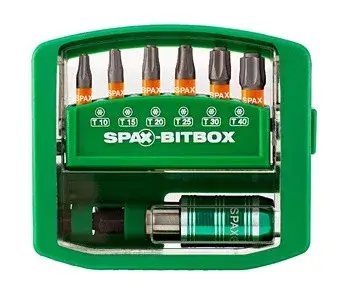 Biztonságos fizetés SPAX Bit check bit szett hordozóval