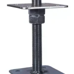 Bestseller TK-oszloptalp 2 anyával lazán, 110x110 - M24x330, galvanikus cink
