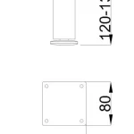 Alacsony ár MILADESIGN bútorláb G5 ST402/12 antracit