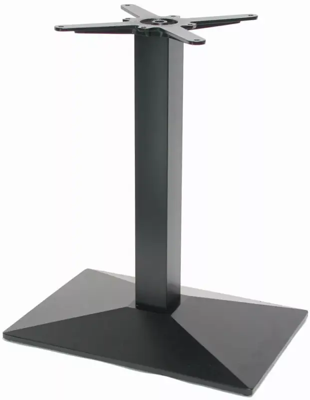 Asztalláb központi BM 028/600x400 magasság 720 mm fekete Biztonságos fizetés