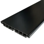 Aljzat S150/01 150mm Fekete matt 4m Prémium