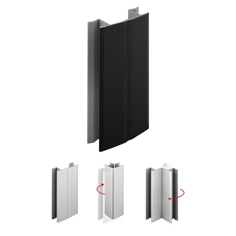 Biztonságos fizetés SCILM csatlakozó flexi 120 mm, fekete mat