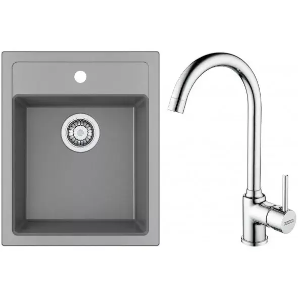 Csak ma FRANKE Set T100Š SID 610-40 šedá + FP 9000.031