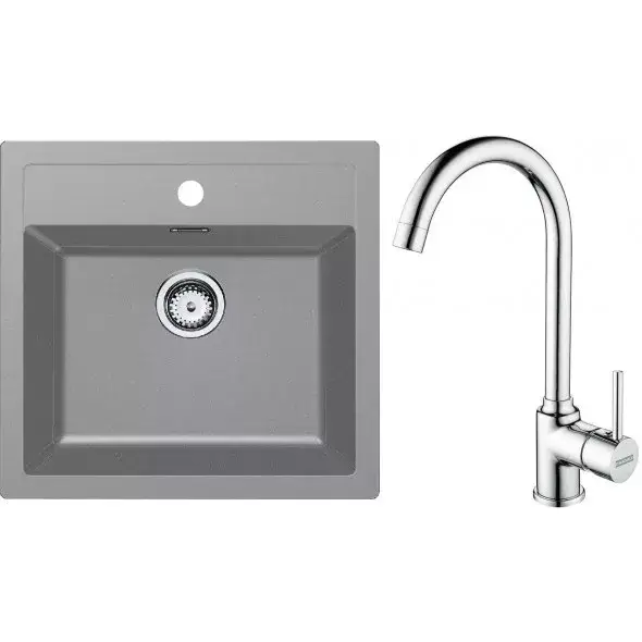 FRANKE Set T102Š SID 610 šedá + FP 9000.031 Vásárlói kedvenc