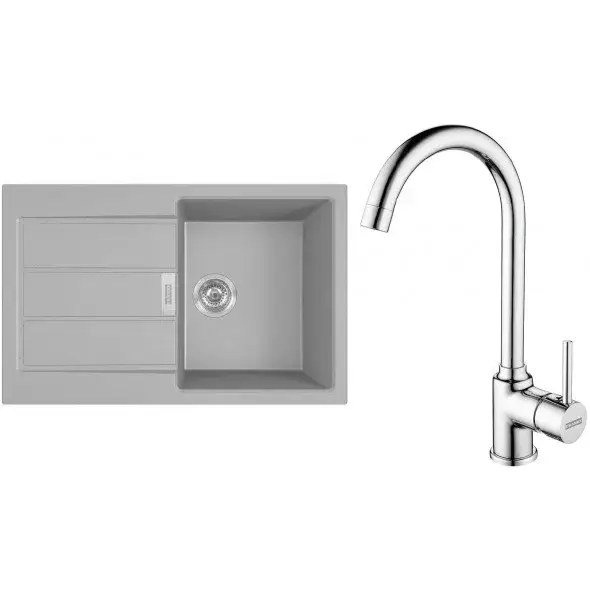 FRANKE Set T104Š S2D 611-78 šedá + FP 9000.031 Kiárusítás