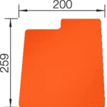 BLANCO 236719 Tartozékok vágószőnyeghez SITY Pad Orange orange - műanyag Nézd meg most