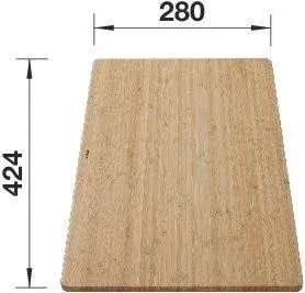 BLANCO 239449 Tartozékok Vágódeszka SOLIS 424x280 bambusz Utolsó esély